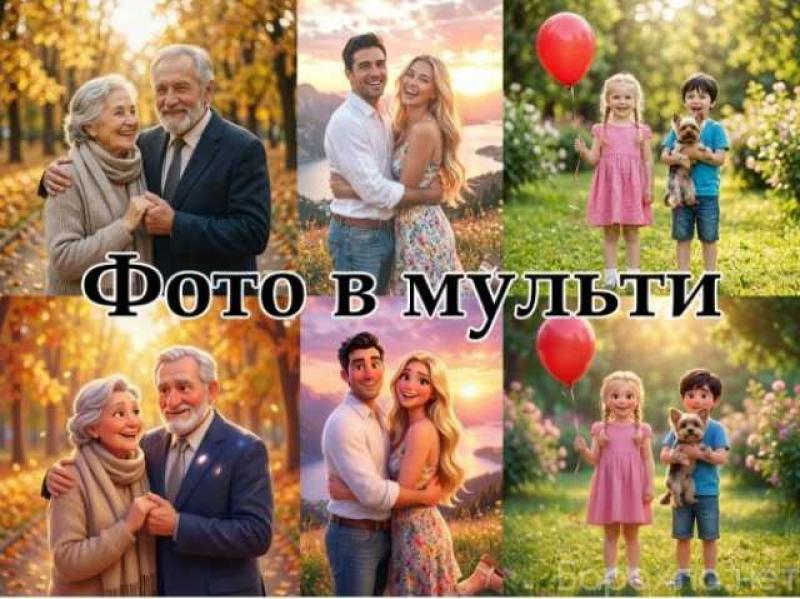 Предложение: создаю дружеские шаржи из реальных фото в Сыктывкаре